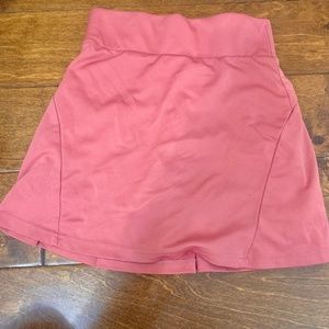 Womens Pink Tennis Skort